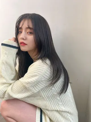 ロング カラー 💖艶韓国ヘア /新宿/山下颯子💖のヘアスタイル