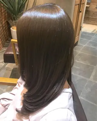 ロング カラー hair care ACRO店長　谷のヘアスタイル