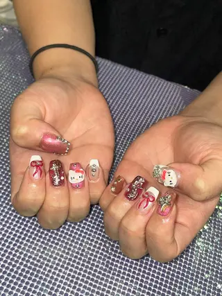 ネイル RICO Nail パーツつけ放題🌈のネイルデザイン