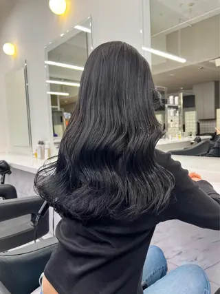 セミロング カラー ヘアアレンジ Over hair_ misakiのヘアスタイル