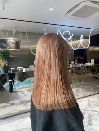 ミディアム ARISA︎ メンズハイトーンのヘアスタイル