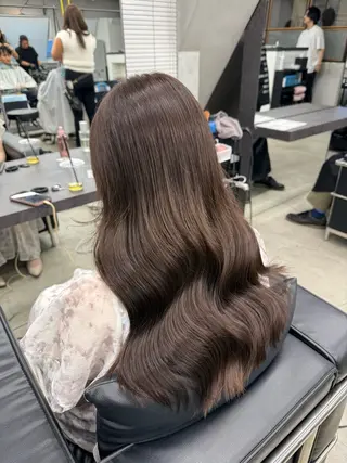 ロング 韓国🫧髪質改善🫧 縮毛矯正🫧陽菜🫧のヘアスタイル