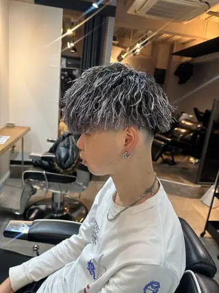 カラー パーマ メンズ 🇺🇸大宮パーマ 波巻き/ツイスパのヘアスタイル