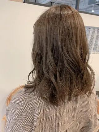 ミディアム カラー ヘアアレンジ 韓国hair🦋 Nanaのヘアスタイル