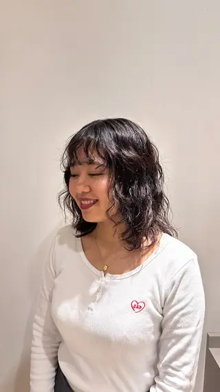 カラー パーマ naturalカラー / Rukaのヘアスタイル