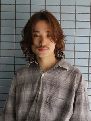 カラー メンズ パーマ特化/ カラー/廣田歩のヘアスタイル