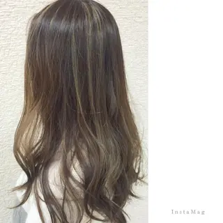 セミロング ロング カラー Lyhair🦊🎀 AKIのヘアスタイル