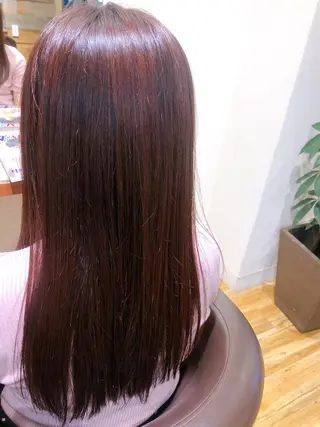 ロング カラー 宮本 円のヘアスタイル