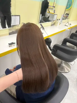 ロング カラー ベージュ×レイヤー 🤎横浜/miu🤎のヘアスタイル