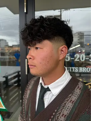 パーマ メンズ 松永 海来のヘアスタイル