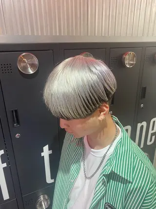 ミディアム カラー メンズ 🔥漢髪特化メンズ マネージャーYUKIのヘアスタイル