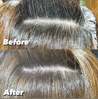 セミロング カラー ショート/脱白髪染め ☆宇﨑悠実のヘアスタイル