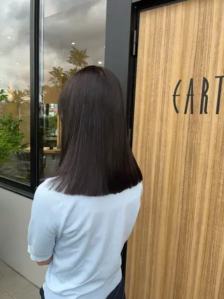 カラー 福島 果音のヘアスタイル