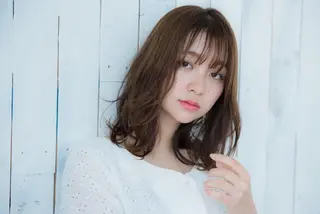 ミディアム 高橋 一矢のヘアスタイル