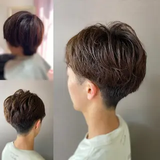 ショート パーマ メンズ くせ改善師 髪質改善師ゴトウのヘアスタイル
