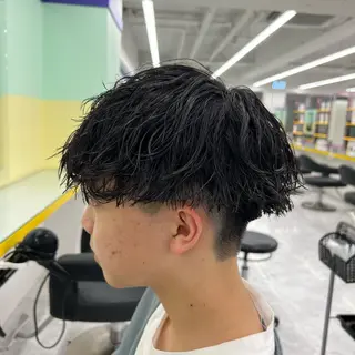 ショート カラー パーマ ヘアアレンジ メンズ キッズ ネイル マツエク・マツパ アイブロウ 🔷横浜1のパーマ 職人🔷将太郎のヘアスタイル