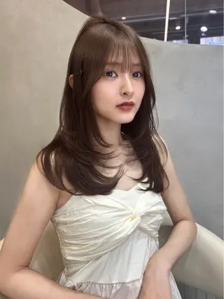 ミディアム 大宮韓国ハッシュ🪽 GLROWseriのヘアスタイル