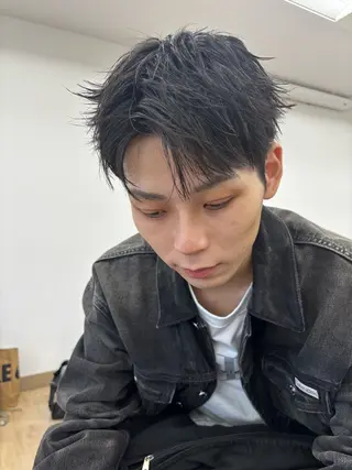 ショート メンズ メンズ特化／韓国風 /江戸谷大晴のヘアスタイル