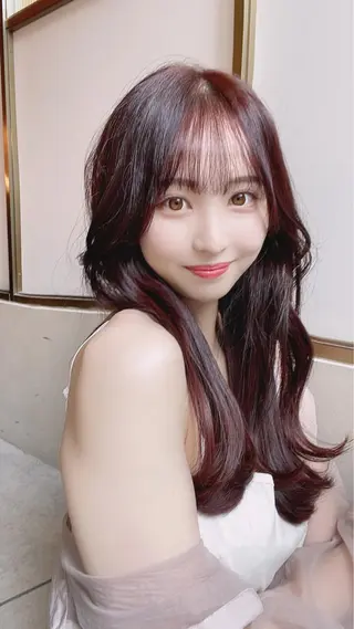 ロング カラー 顔周り特化/韓国ヘア /レイヤー/吉野幸大のヘアスタイル