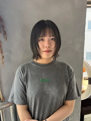 ショート ウルフ レイヤー パーマ🪐MANAのヘアスタイル