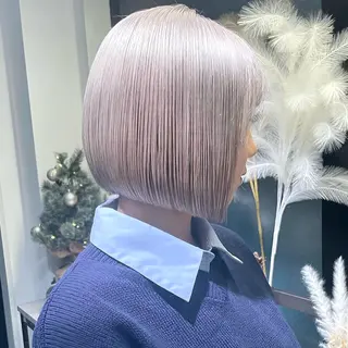 ショート カラー 髪質改善/ブリーチ/ ボブ特化/よしきのヘアスタイル