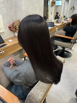 ロング 髪質改善/縮毛矯正 /メンズ/佐澤りょうのヘアスタイル