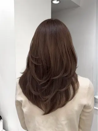 セミロング 韓国ヘア×2way 🇰🇷和知拓郎のヘアスタイル
