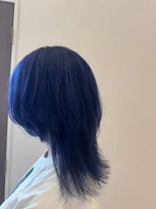 セミロング カラー 松ヶ迫 珠里のヘアスタイル