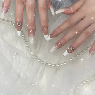 ネイル Blue daisy RIN🎀のネイルデザイン