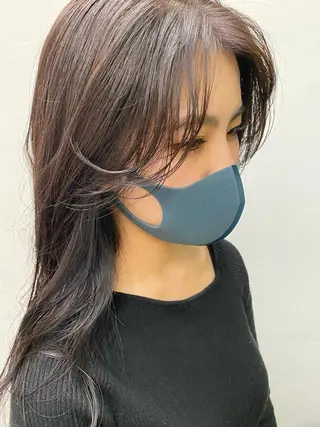 セミロング 安藤 翔平のヘアスタイル