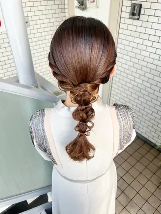 ヘアアレンジ 大人可愛いヘアメイク 💋🧚‍♀️しずかのヘアスタイル
