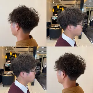 パーマ ヘアアレンジ メンズ 髪質改善カラー🦋 田村のヘアスタイル