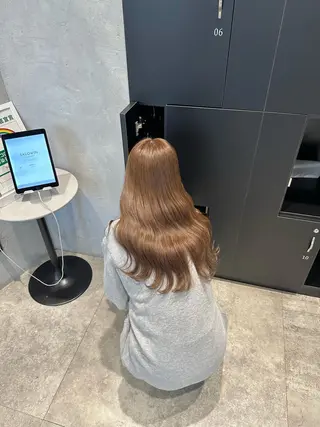 ロング カラー 韓国ヘア🇰🇷🎀 みきのヘアスタイル