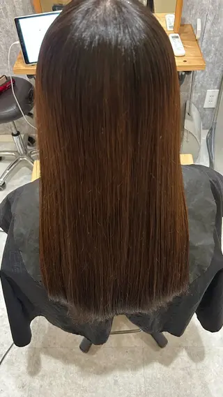 ロング カラー 似合わせ 顔周りYUUGAのヘアスタイル
