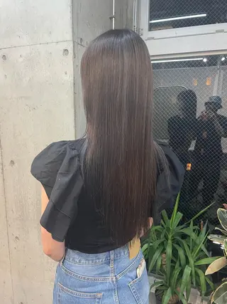 セミロング カラー SHOTO ハイトー ン/ブロンドカラーのヘアスタイル