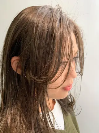 ミディアム カラー 怪我のため6月末 復帰予定田中瑞希🍃のヘアスタイル