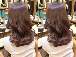 セミロング カラー ヘアアレンジ 🇰🇷韓国レイヤー 錦糸町【北山謙三】のヘアスタイル