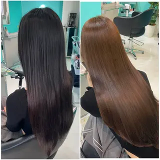 ロング カラー mana/ブリーチ/ ヘアセット/メンズのヘアスタイル