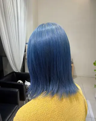 ミディアム ハルカ/暖色カラー/ ダブルカラーのヘアスタイル