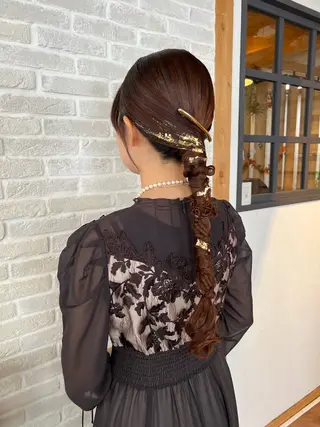 ロング ヘアアレンジ Topstylist YUKIのヘアスタイル
