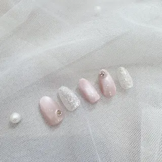 ネイル mayu🎀zina 船橋南口/パラジェルのネイルデザイン