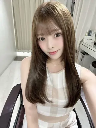 ロング カラー 【Diar】オーナー アキヨシケンタのヘアスタイル