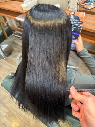 セミロング カラー パーマ 🌟CUORE 柵木遥斗🌟のヘアスタイル