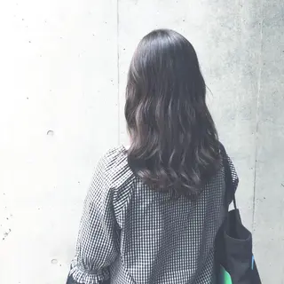 セミロング カラー 井上 美奈子のヘアスタイル