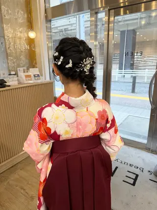 ヘアアレンジ 髪質改善/レイヤー 暖色/shiinaのヘアスタイル