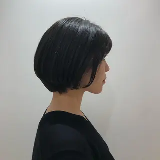 ミディアム 銀座シロー　村山 レツのヘアスタイル