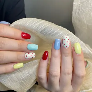 ネイル By moonネイル 🌷ワンホン/韓国風のネイルデザイン