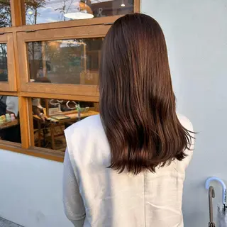 セミロング カラー 山本 知佳のヘアスタイル