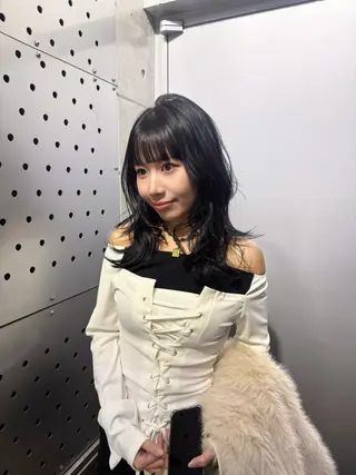 セミロング カラー 幣 あや乃 /レイヤーカットのヘアスタイル