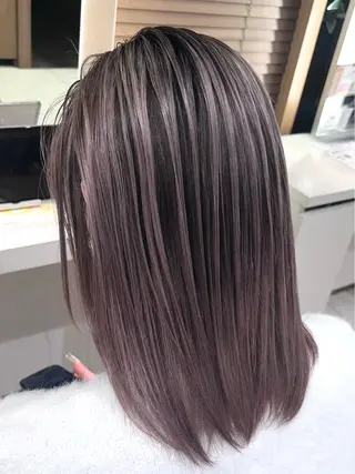 ミディアム カラー 大宮/バレイヤージュ 髪質改善/澤田隆誠のヘアスタイル